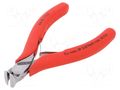 Pliers; end,cutting; handles with plastic grips; 115mm KNIPEX KNP.6401115