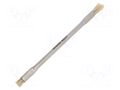 Tool: brush; horse hair; double sided; Handle material: metal Techspray TCH-2031-1