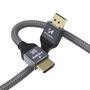 Wozinsky cable HDMI 2.1 8K 60 Hz 48 Gbps / 4K 120 Hz / 2K 144 Hz 2 m silver (WHDMI-20), Wozinsky 5907769300882 5907769300882