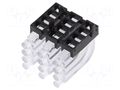 Fiber for LED; Ø2mm; No.of mod: 12; round; Front: convex MENTOR 1296.1034