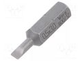 Screwdriver bit; slot; 3,0x0,5mm; Overall len: 25mm WERA WERA.05056200001