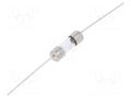Fuse: fuse; 3A; 350VDC; quick blow; axial; 5x15mm; 208 LITTELFUSE 0208003.DRT1P