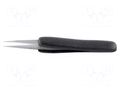 Tweezers; Blade tip shape: sharp; Tweezers len: 130mm; ESD IDEAL-TEK IDL-AA.SA.DN.6