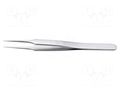 Tweezers; 110mm; for precision works; Blade tip shape: sharp IDEAL-TEK IDL-4A.SA.0