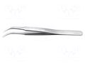 Tweezers; 120mm; for precision works; Type of tweezers: curved IDEAL-TEK IDL-2AB.SA.0