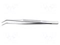 Tweezers; 150mm; Blades: narrow,curved; Blade tip shape: flat IDEAL-TEK IDL-124.SA.1