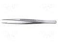 Tweezers; 110mm; Blades: narrow; Blade tip shape: flat; universal IDEAL-TEK IDL-120A.SA.1