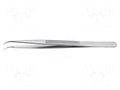 Tweezers; 150mm; Blades: narrow,curved; Blade tip shape: flat IDEAL-TEK IDL-119B.SA.1