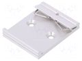 DIN rail mounting bracket; aluminium; 40mm; Rail: TS35 FISCHER ELEKTRONIK KL-35-L-40