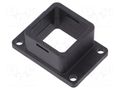 Socket cover; flange (4 holes),for panel mounting; VerIO™ AMPHENOL COMMUNICATIONS SOLUTIONS 10140957-101LF