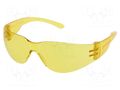 Safety spectacles; Lens: yellow; Classes: 1; Features: UV400; 25g DELTA PLUS DEL-BRAV2JA