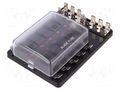 Fuse boxes; 19mm; 30A; screw; Leads: connectors; Body: black; PBT SCI R3-76B-01-3L110