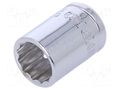 Socket; 12-angles,socket spanner; 14mm; 3/8"; Plating: chromium Workpro WP-W074138WE