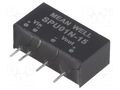 Converter: DC/DC; 1W; Uin: 21.6÷26.4VDC; Uout: 15VDC; Iout: 0÷67mA MEAN WELL SPU01N-15