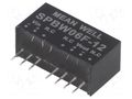 Converter: DC/DC; 6W; Uin: 9÷36VDC; Uout: 12VDC; Iout: 0÷500mA; SIP8 MEAN WELL SPBW06F-12