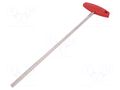 Wrench; hex key; HEX 8mm; Overall len: 182mm; Kind of handle: T WIHA WIHA.00929