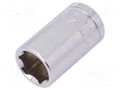 Socket; 6-angles,socket spanner; HEX 15mm; 1/2" Workpro WP-W074175WE