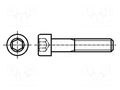 Screw; M10x30; 1.5; Head: cheese head; hex key; HEX 8mm; DIN 912 KRAFTBERG M10X30/D912-A2