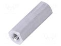 Screwed spacer sleeve; 15mm; Int.thread: M2,5; hexagonal DREMEC TFF-M2.5X15/DR132