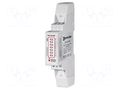 Counter; digital,mounting; for DIN rail mounting; single-phase CONTROLIN GMBH SKD-045-BM