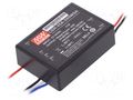 Converter: DC/DC; 43W; Uin: 9÷18VDC; Uout: 24÷86VDC; Iin: 4.1A; LED MEAN WELL LDH-45A-500WDA