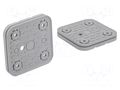 Suction-plate for vacuum block; 120x120x16.5mm SCHMALZ SMZ.10.01.12.00063