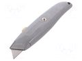 Knife; universal; 18mm; locked blade; Handle material: metal MEDID MED.803