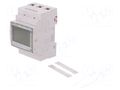 Counter; digital,mounting; for DIN rail mounting; three-phase CARLO GAVAZZI EM340DINAV23XO1PFB