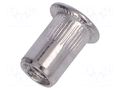 Rivet nut; M6; aluminium; Ømount.hole: 8.9mm; L: 14mm; Head: flat YATO YT-36454
