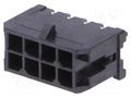 Connector: wire-board; socket; male; PIN: 8; Micro-Fit 3.0; THT; 3mm MOLEX MX-43045-0814