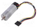 Motor: DC; with encoder,with gearbox; LP; 12VDC; 1.1A; 71rpm POLOLU POLOLU-4886