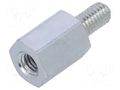 Screwed spacer sleeve; 8mm; Int.thread: M3; Ext.thread: M3; steel DREMEC TFM-M3X8/DR225