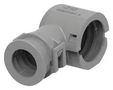 BACKSHELL, 2POS 90 DEG, BLK, PA 2363796-2