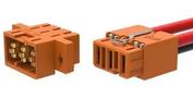 RECT PWR CONN, PLUG/RCPT, 3POS, 1ROW 1-2332664-5