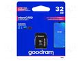 Memory card; microSDHC; R: 100MB/s; W: 10MB/s; Class 10 UHS U1 GOODRAM M1AA-0320R12