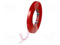 Tape: fixing; W: 12mm; L: 50m; Thk: 0.205mm; double-sided; max.100°C TESA TESA-4965-12-50M