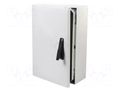 Enclosure: wall mounting; X: 400mm; Y: 600mm; Z: 210mm; ARCA; grey FIBOX ARCA604021S