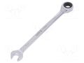 Wrench; combination spanner,with ratchet; 9mm YATO YT-01909