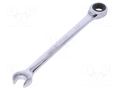 Wrench; combination spanner,with ratchet; 10mm YATO YT-0191