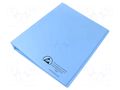 ESD; A4; PVC; blue (bright); Application: for storing documents ANTISTAT ATS-105-0021