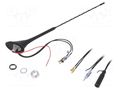 Antenna; car top; 0.41m; 25dBi; AM,DAB,FM; universal; 5m; black PER.PIC. A00022.C