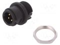 Connector: circular; socket; 710; male; PIN: 4; unshielded; 3A; IP40 BINDER 09-0981-00-04