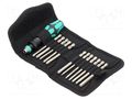 Kit: screwdrivers; Phillips,Pozidriv®,Torx®; Bicycle; case WERA WERA.05004171001