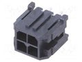 Connector: wire-board; socket; male; PIN: 4; Micro-Fit 3.0; 3mm; 2x2 MOLEX MX-43045-0427