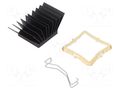Heatsink: extruded; grilled; BGA; black; L: 29mm; W: 29mm; H: 19.5mm Advanced Thermal Solutions ATS-51290R-C1-R0