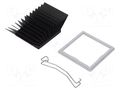 Heatsink: extruded; grilled; BGA; black; L: 42.5mm; W: 42.5mm Advanced Thermal Solutions ATS-51425R-C1-R0