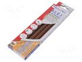 Hot melt glue; Ø: 11mm; brown; L: 200mm; Bonding: 15÷20s; 5pcs. MEGATEC MEG-BN1021C-UN-KAW