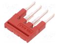 Comb bridge; red; terminals: 4; 3.5mm PHOENIX CONTACT FBS4-3.5