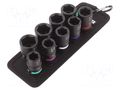 Wrench-set; 6-angles,socket spanner,impact; 1/2"; 38mm; 9pcs. WERA WERA.05004580001