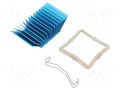 Heatsink: extruded; grilled; BGA; blue; L: 35mm; W: 35mm; H: 17.5mm Advanced Thermal Solutions ATS-50350P-C1-R0